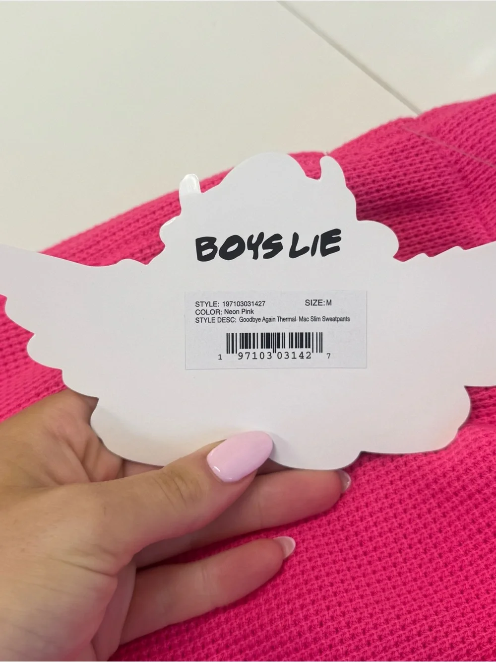 Boys Lie vivid bright